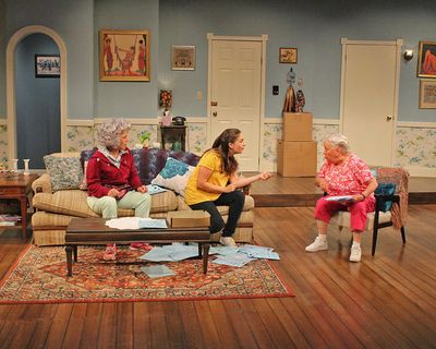 Caiti Marlowe as Heather Van Pree, Jennifer Brunker as Bridget Charles and Peggy Lewi Photo