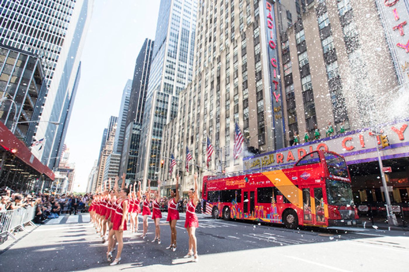 Photo Flash: The Rockettes Bring Joy to 6th Avenue with 'Christmas in August' Event Photo Flash: The Rockettes Bring Joy to 6th Avenue with 'Christmas in August' Event Image