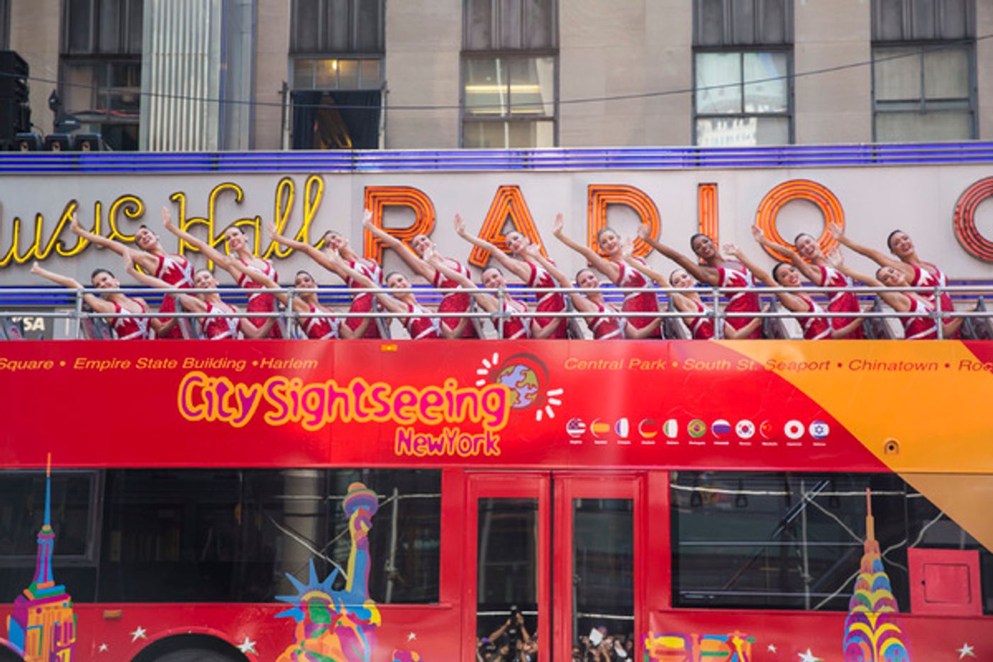 Photo Flash: The Rockettes Bring Joy to 6th Avenue with 'Christmas in August' Event Photo Flash: The Rockettes Bring Joy to 6th Avenue with 'Christmas in August' Event Image