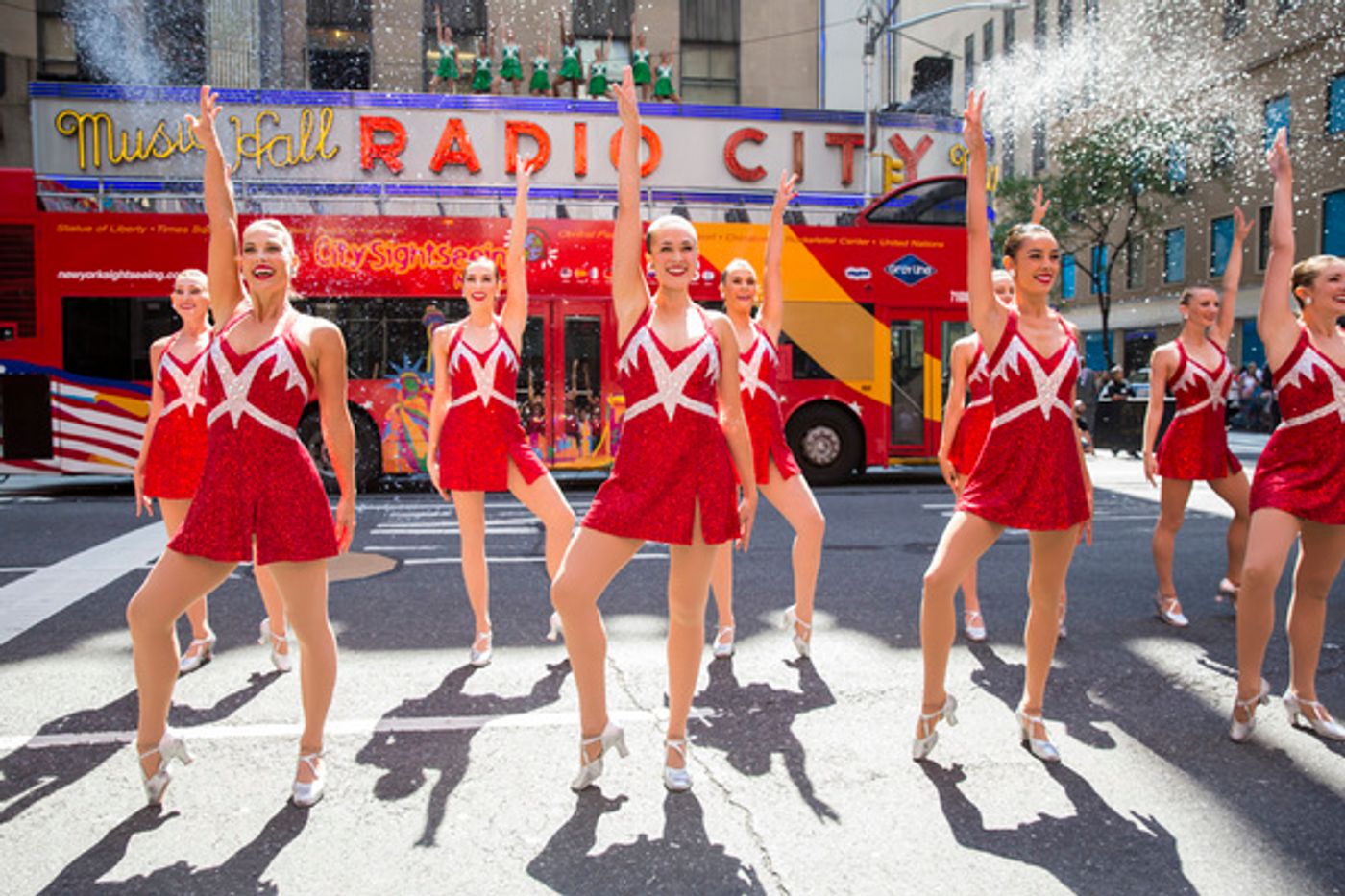 Photo Flash: The Rockettes Bring Joy to 6th Avenue with 'Christmas in August' Event Photo Flash: The Rockettes Bring Joy to 6th Avenue with 'Christmas in August' Event Image