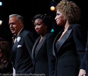 Tom Hewitt, Brandy Norwood and Lana Gordon Photo