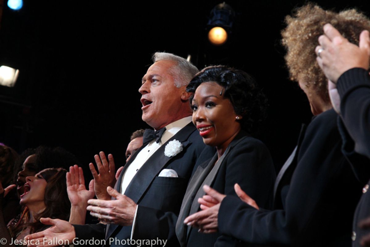 Tom Hewitt and Brandy Norwood at 