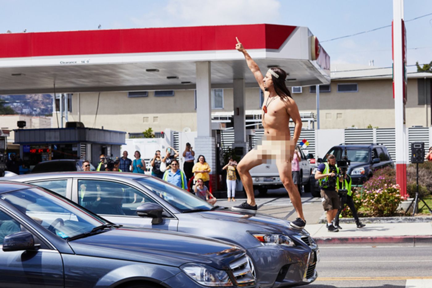 Photo Flash: Lin-Manuel Miranda & James Corden in Crosswalk the Musical HAIR  Image