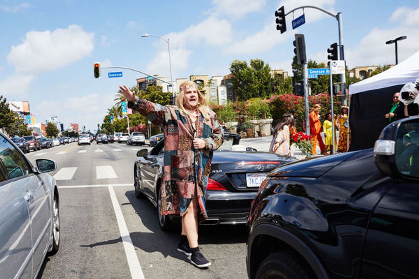 Photo Flash: Lin-Manuel Miranda & James Corden in Crosswalk the Musical HAIR  Image