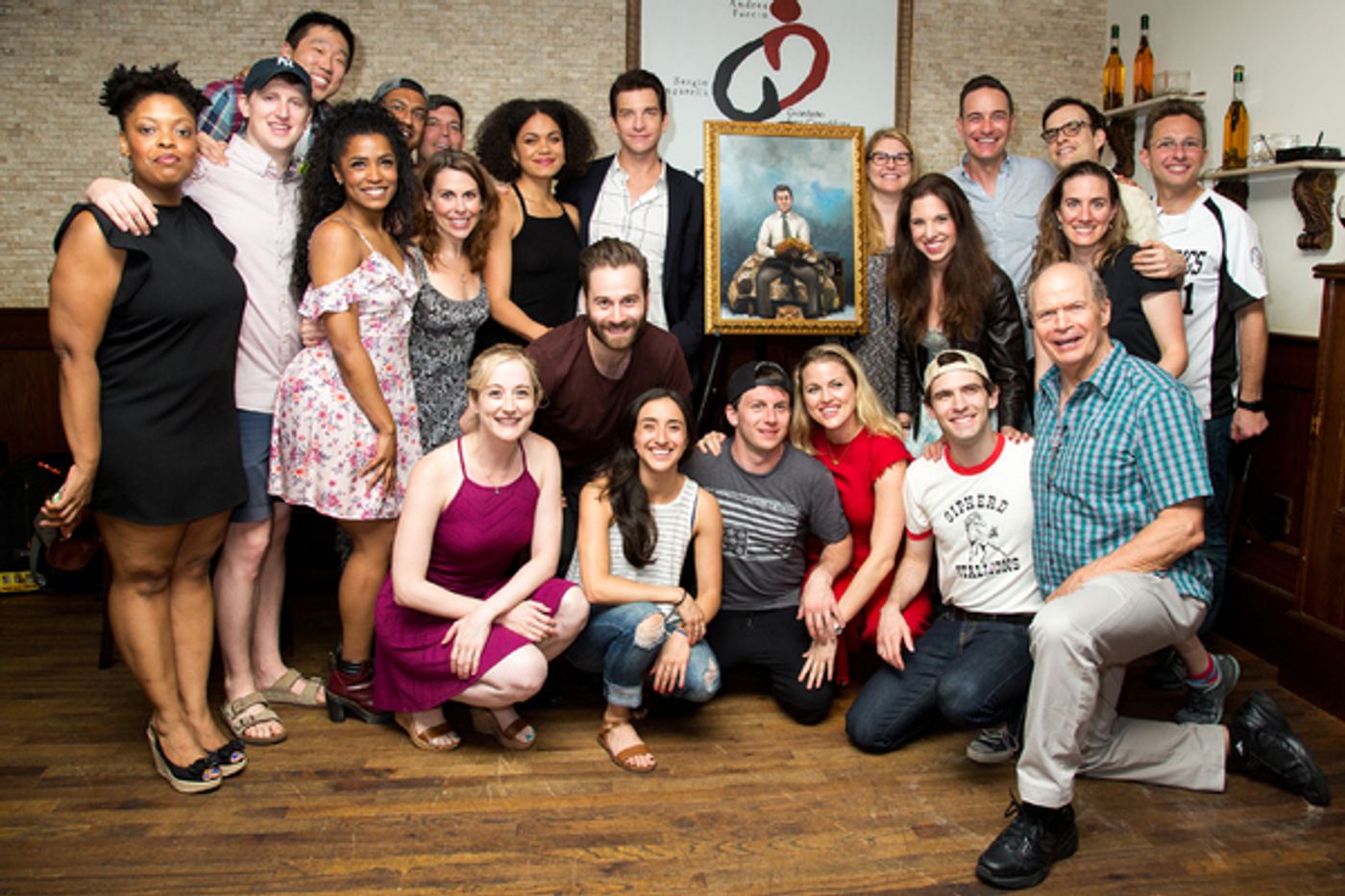 Photo Coverage: Andy Karl Receives GROUNDHOG DAY Portrait at Tony's Di Napoli!  Image