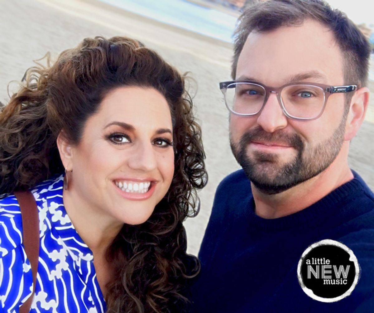 Hosts Marissa Jaret Winokur and Ryan O'Connor at 