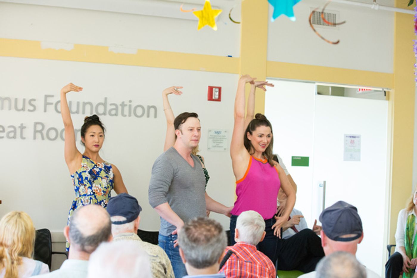 Photo Flash: WAR PAINT Cast Members Perform for Seniors at Services & Advocacy for GLBT Elders in Midtown  Image
