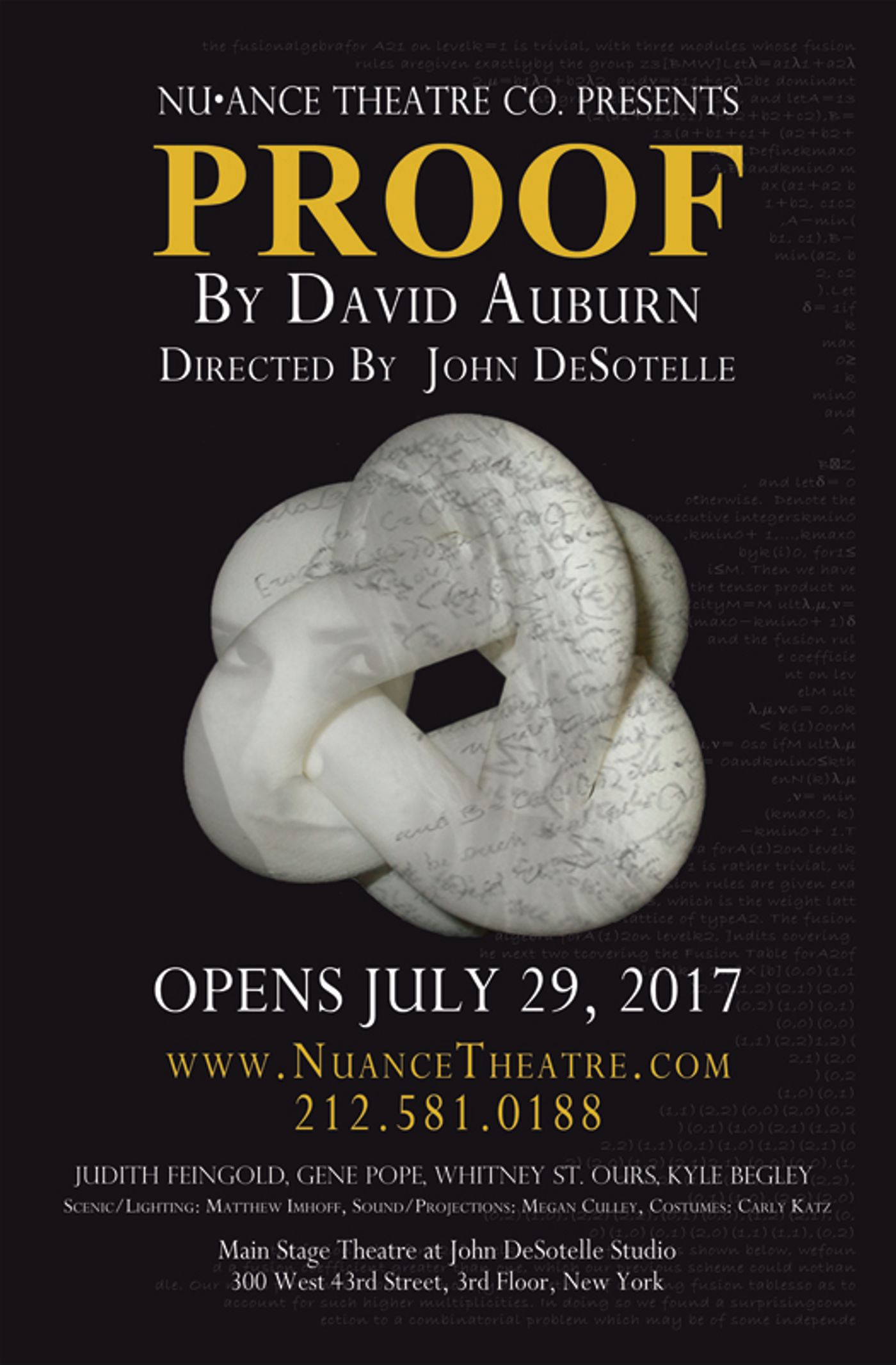 Review: The Theoretical Existence that is Nu•ance Theatre Co.'s PROOF  Image