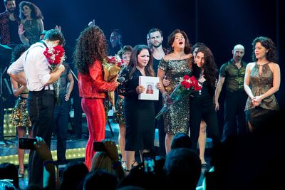 Ektor Rivera, Ana Villafane, Gloria Estefan, Doreen Montalvo, Emily Estefan,  Photo