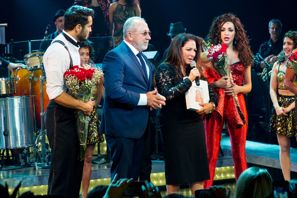 Ektor Rivera, Emilio Estefan, Gloria Estefan, Ana Villafane at 