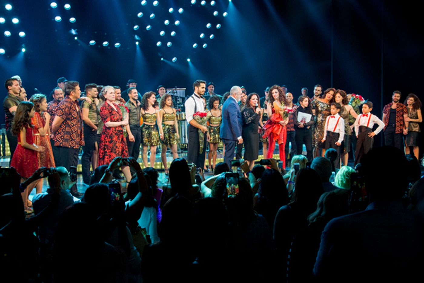 Photo Coverage: Gloria and Emilio Estefan Join Cast of ON YOUR FEET for Final Broadway Bows! Photo Coverage: Gloria and Emilio Estefan Join Cast of ON YOUR FEET for Final Broadway Bows! Image