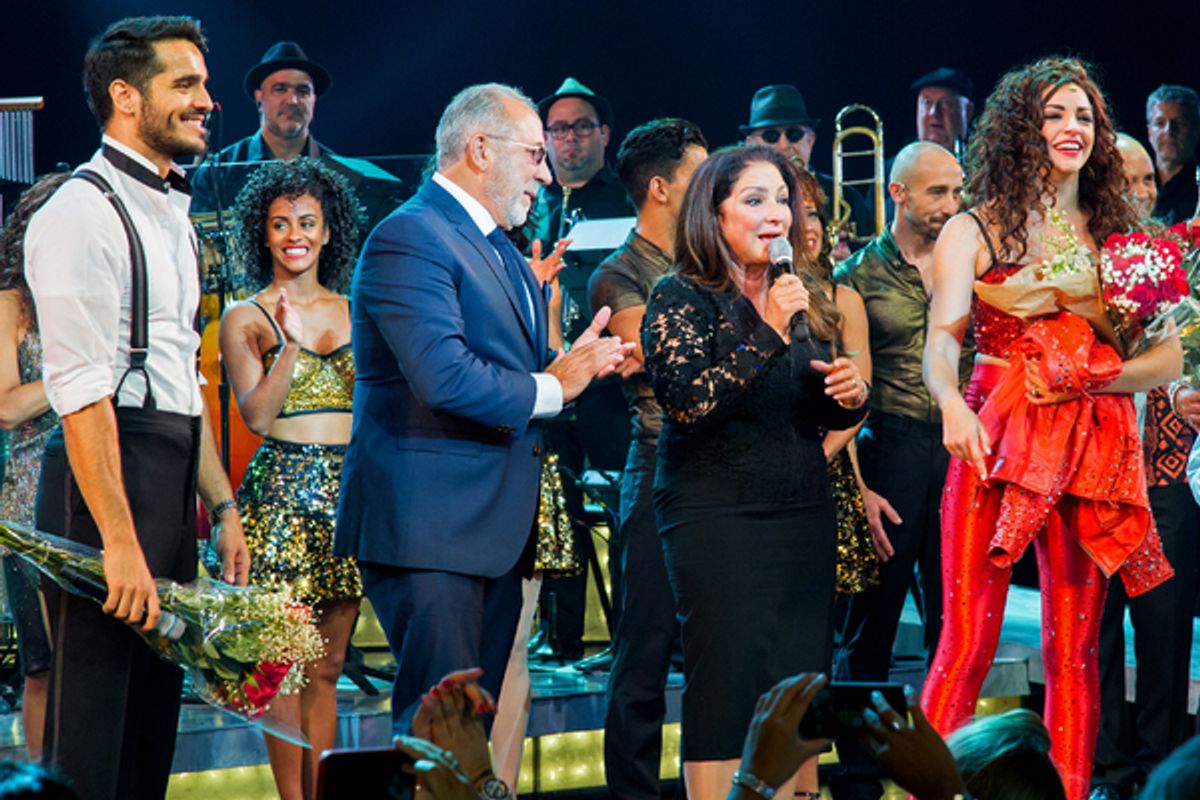 Ektor Rivera, Emilio Estefan, Gloria Estefan, Ana Villafane at 