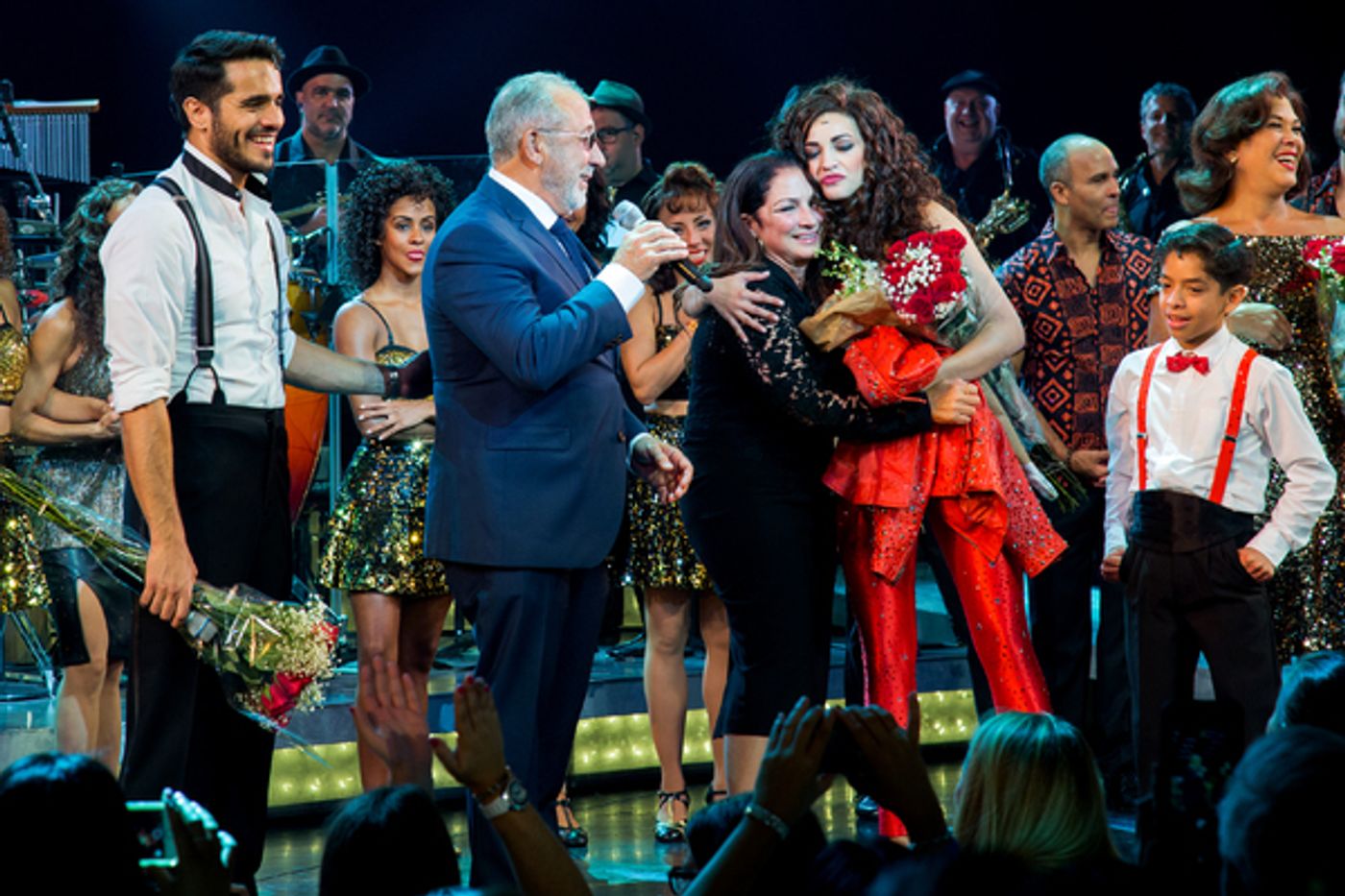 Photo Coverage: Gloria and Emilio Estefan Join Cast of ON YOUR FEET for Final Broadway Bows! Photo Coverage: Gloria and Emilio Estefan Join Cast of ON YOUR FEET for Final Broadway Bows! Image