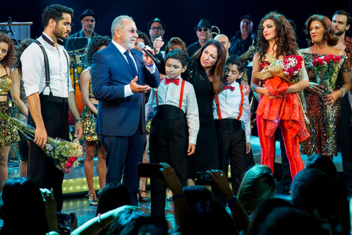 Ektor Rivera, Emilio Estefan, Gloria Estefan, Ana Villafane  at 