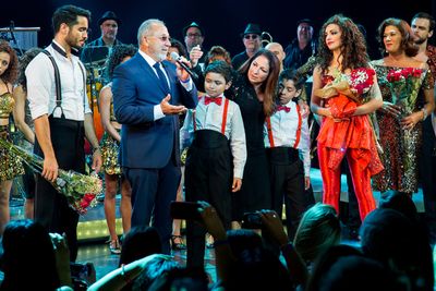 Ektor Rivera, Emilio Estefan, Gloria Estefan, Ana Villafane  Photo