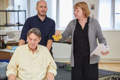 Paul Shelley, Ed Hughes and Jane Booker Photo