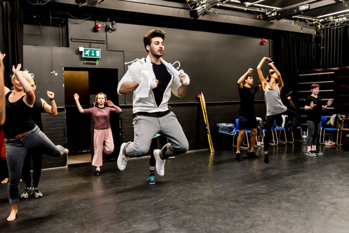 Ahsan Khan at Inside Rehearsal for Sufi Musical ISHQ at Sadler's Wells