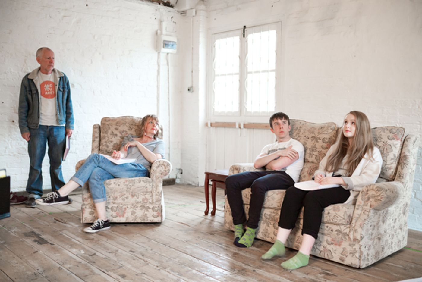 Photo Flash: In Rehearsal with Charlie Hardwick and More for HYEM (YEM, HJEM, HOME) at Theatre503  Image