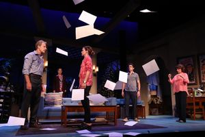 Kevin Kilner (Lyman Wyeth) Deirdre Madigan (Silda Gauman), Liza J. Bennett (Brooke Wyeth), Charles Socarides (Trip Wyeth), Patricia Richardson (Polly Wyeth) @ BroadwayWorld Kevin Kilner (Lyman Wyeth) Deirdre Madigan (Silda Gauman), Liza J. Bennett (Brooke Wy Photo