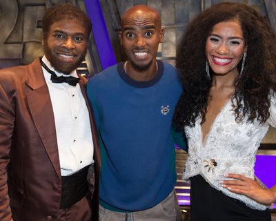 Cedric Neal, Mo Farah, Lucy St Louis Photo