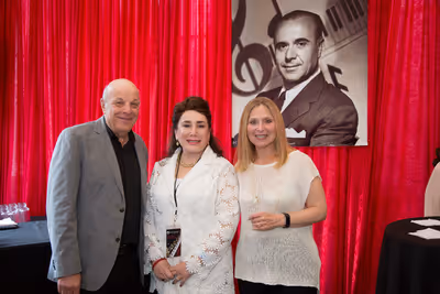 Emmy/Grammy winning composer Charles Fox, Presidend and Co-Founder of The Jose' Iturb Photo