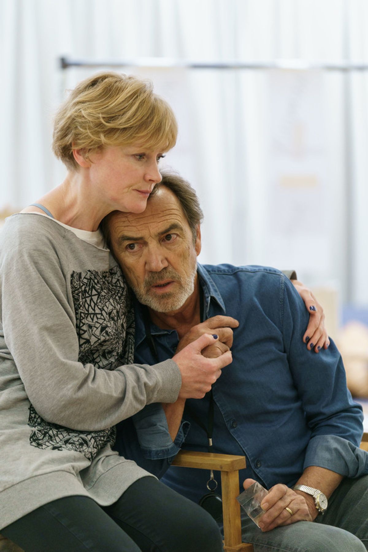 Claire Skinner and Robert Lindsay at 