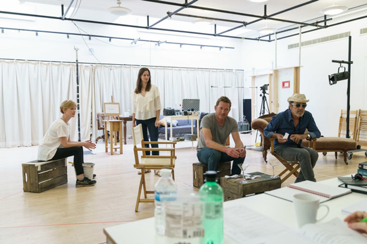 Photo Flash: In Rehearsals for PRISM, Starring Robert Lindsay, at Hampstead Theatre  Image