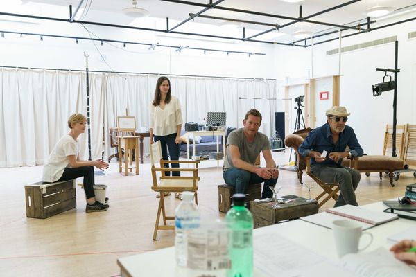 Rebecca Night, Claire Skinner, Barnaby Kay, and Robert Lindsay Photo