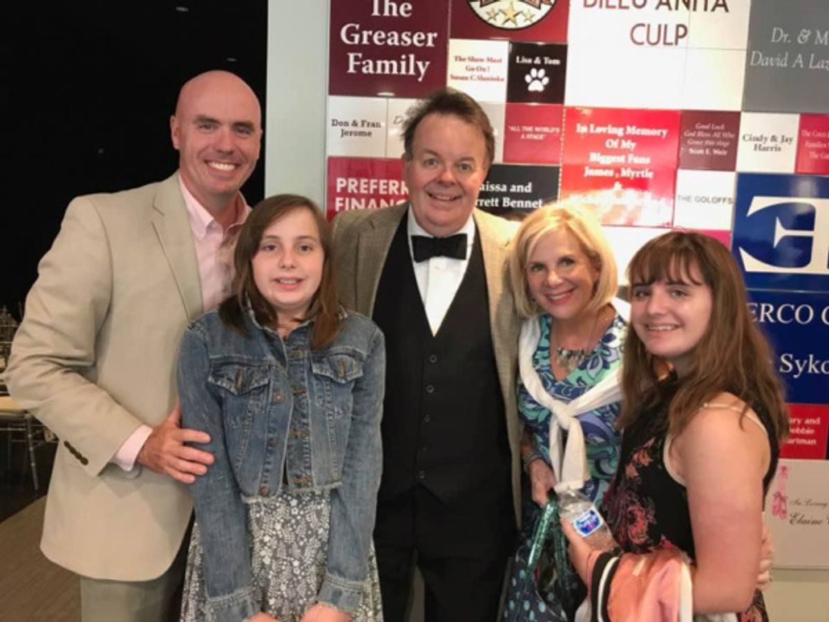 The McCourt Family with Board Member Kelly Briggs at 