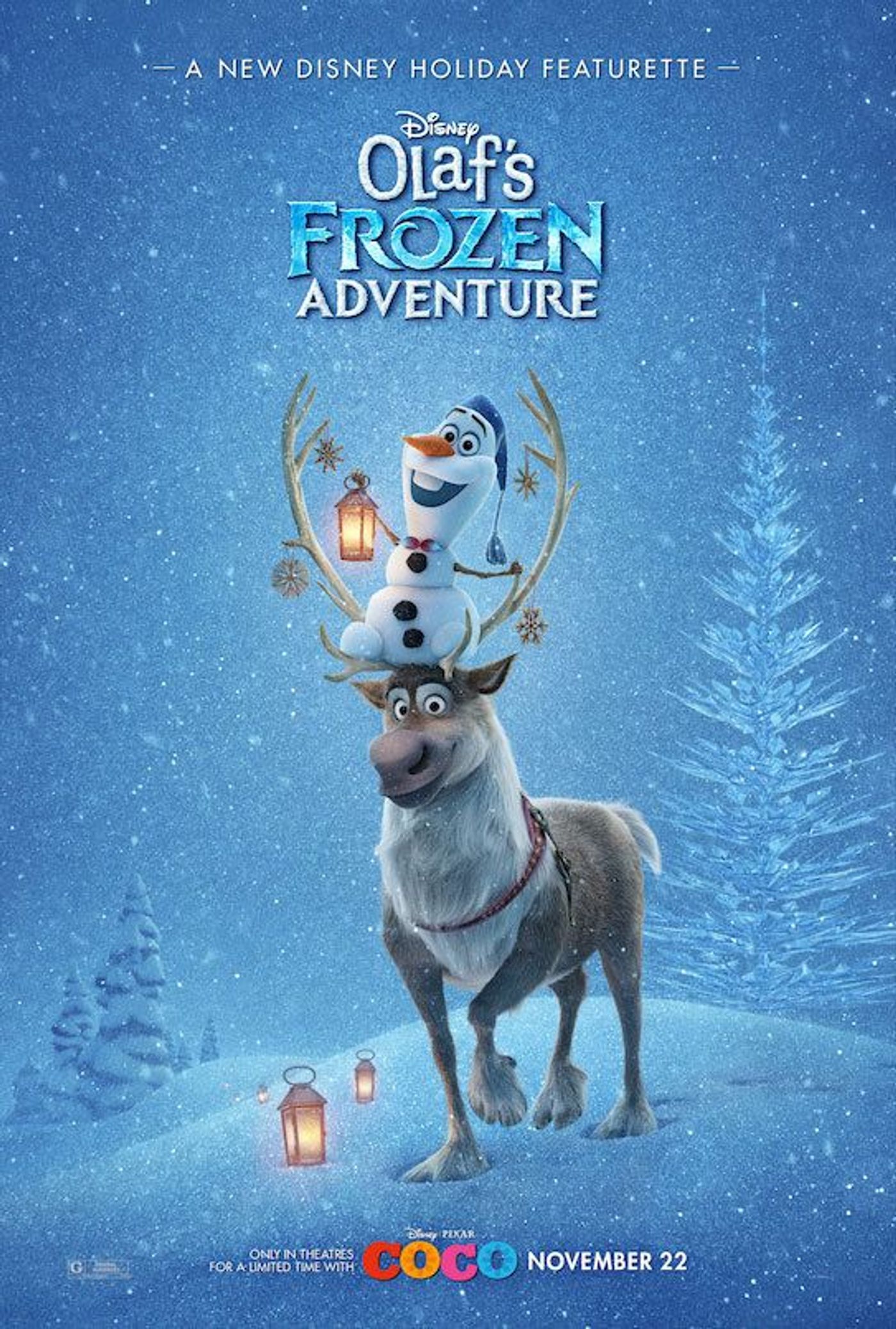 First Look - Poster Art Revealed for OLAF'S FROZEN ADVENTURE  Image