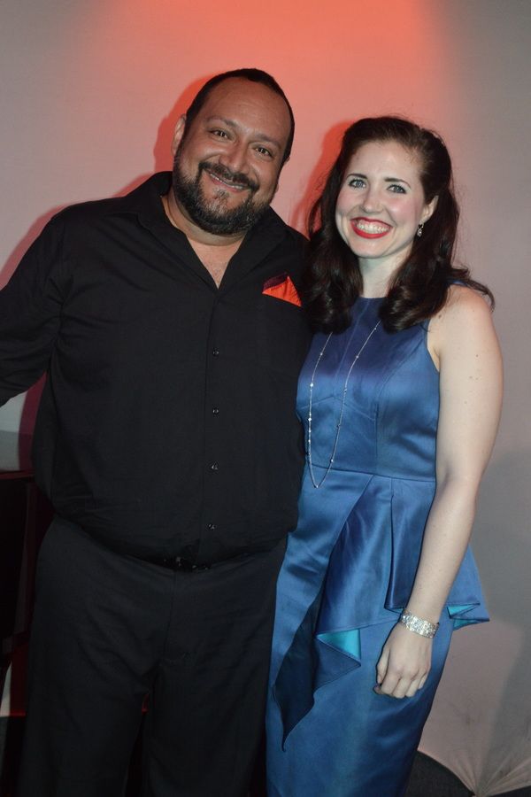 MetroStar 2016 winner David Baida with 2017 winner Emily Ellet Photo