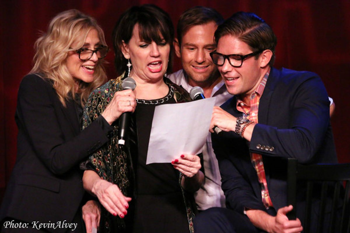 Beth Leavel, Frank DiLella, Chad Kimball and Judith Light at 