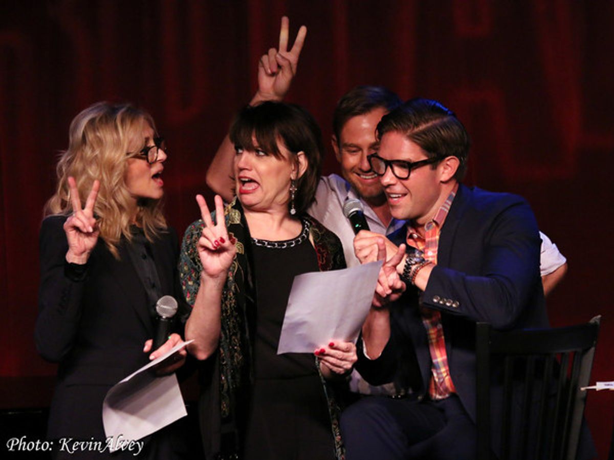 Beth Leavel, Frank DiLella, Chad Kimball and Judith Light at 