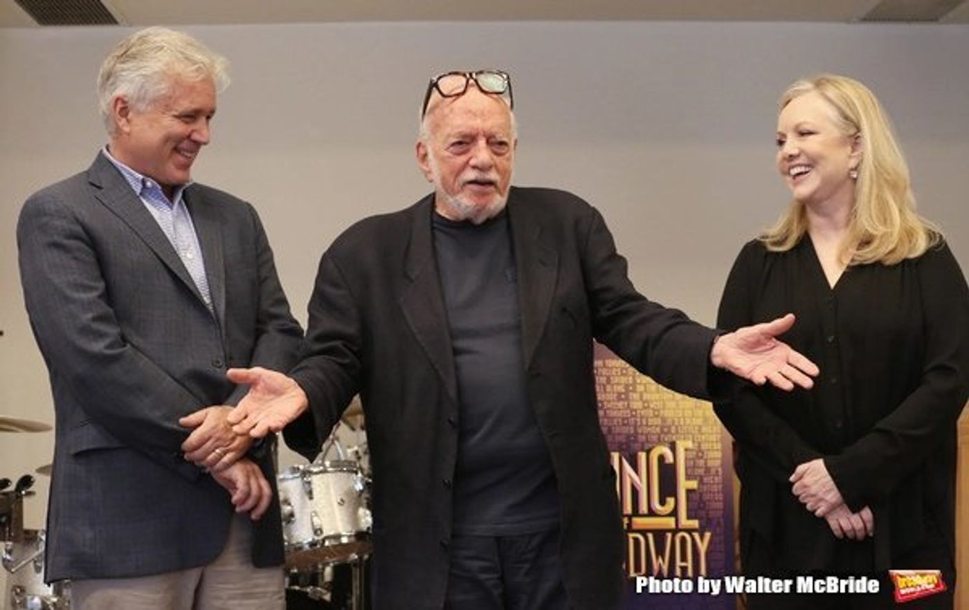 Photo Flash: Just 17 Inspiring Photos of Hal Prince with His Glasses on His Head  Image