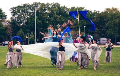 â€œWater Paradeâ€ (pictured) The cast of Walkabout Theater Companyâ€™s  Photo