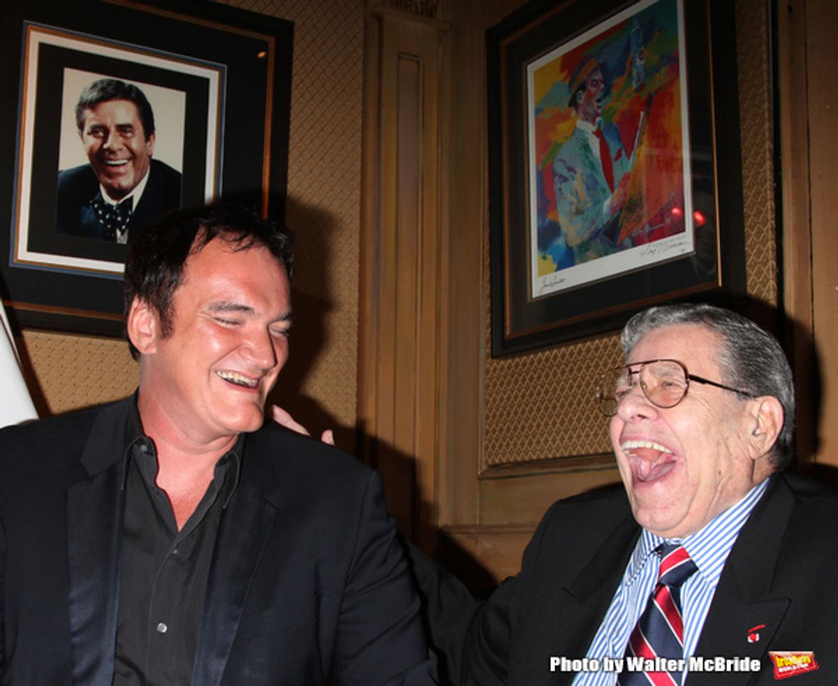 Quentin Tarantino, Jerry Lewis at 