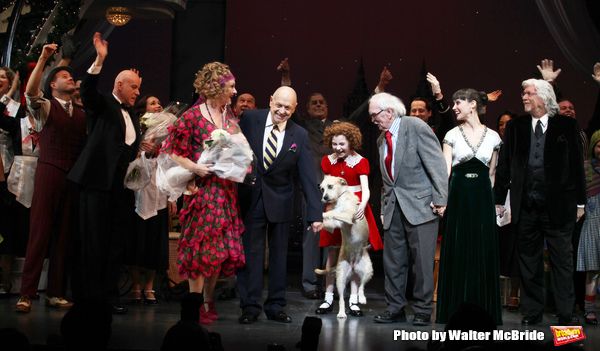 Clarke Thorell, Anthony Warlow, Katie Finneran, Charles Strouse, Lilla Crawford, Sunn Photo