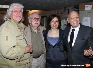 Martin Charnin, Thomas Meehan, Producer Arielle Tepper Madover, Charles Strouse & the Photo