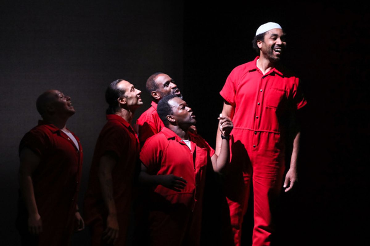 EDWARD O'BLENIS as Richmond and the cast of PlayMakers Repertory Company's production of COUNT at 