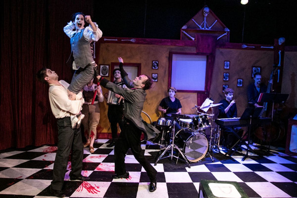 Josh Kemper, Kat Evans and Kevin Webb at 