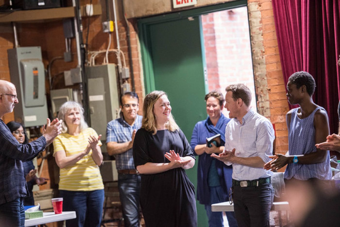 Exclusive: Get A Look at First Rehearsal of Britta Johnson's LIFE AFTER  Image