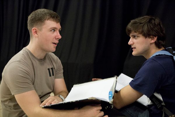 Photos: In Rehearsal for EYES CLOSED, EARS COVERED at Bunker Theatre — photo 3 of 10