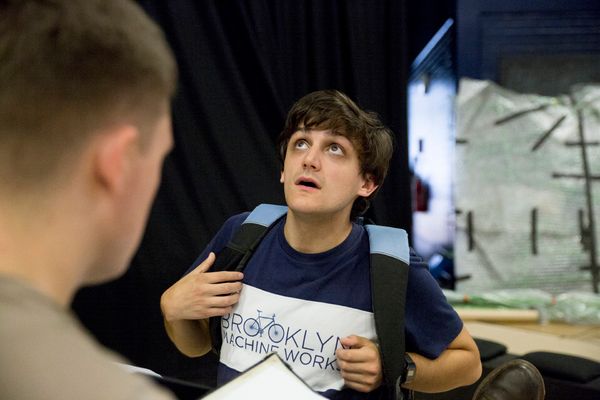 Photos: In Rehearsal for EYES CLOSED, EARS COVERED at Bunker Theatre — photo 8 of 10