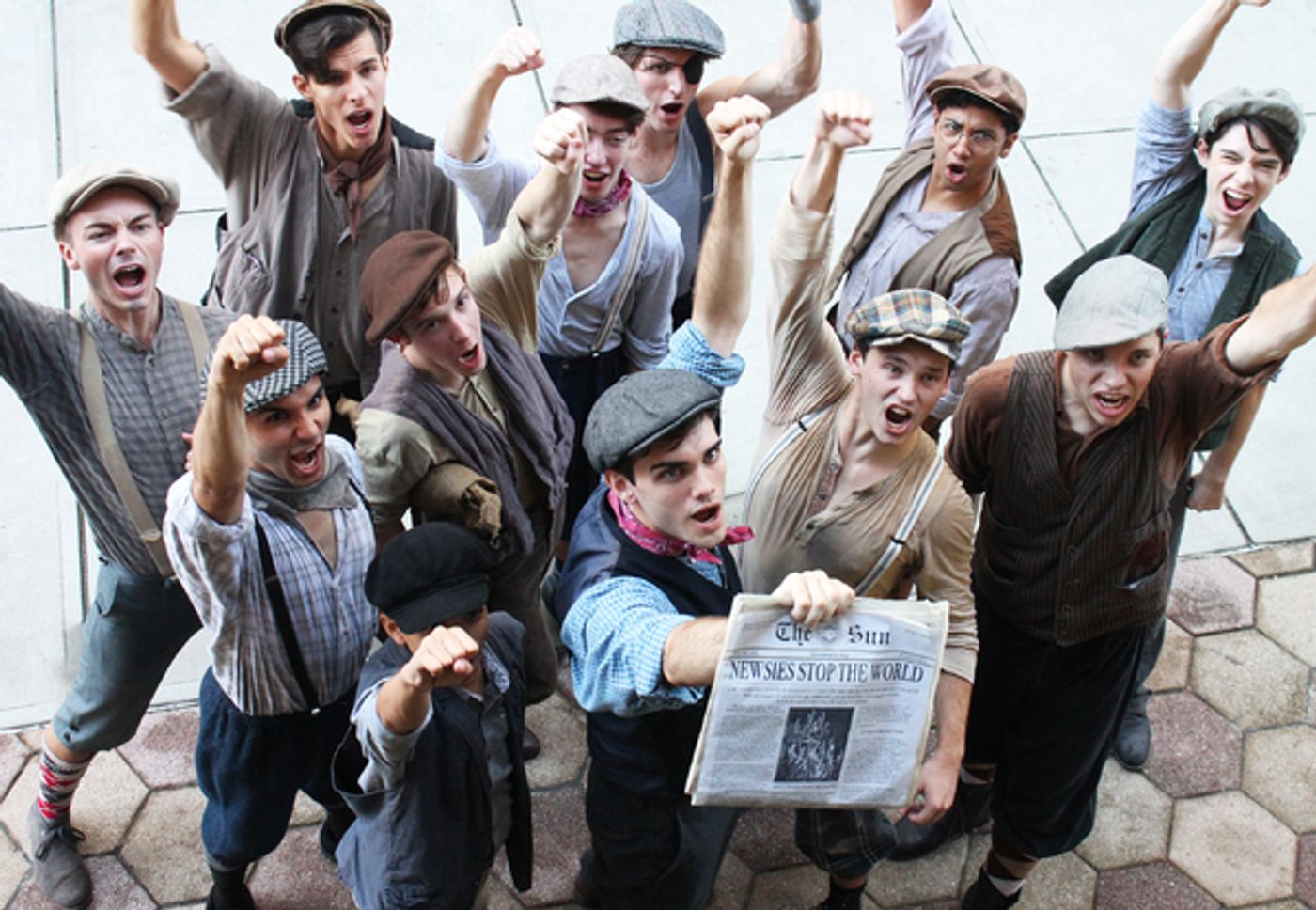 Photo Flash: Today's Headline: Meet the Cast of Disney's NEWSIES at Orlando REP  Image