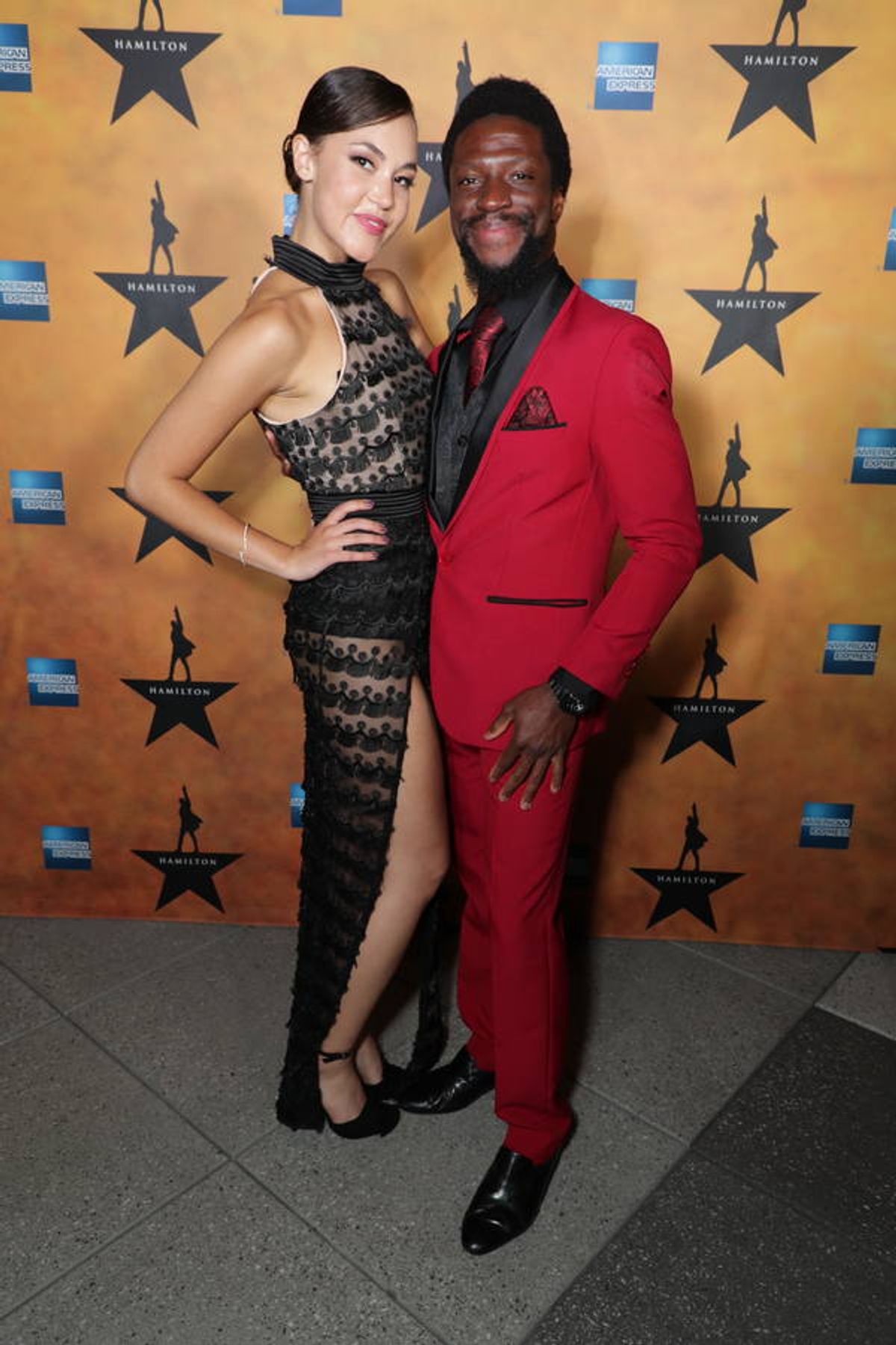 Solea Pfeiffer and Michael Luwoye at 