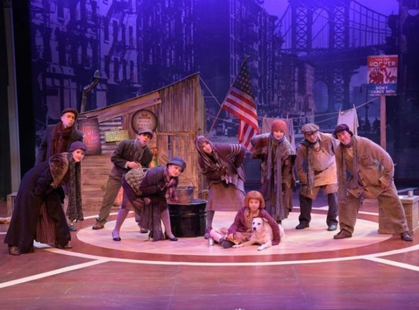 Photo Flash: Go Behind the Scenes with ANNIE Set Designs at Westchester Broadway Theatre  Image