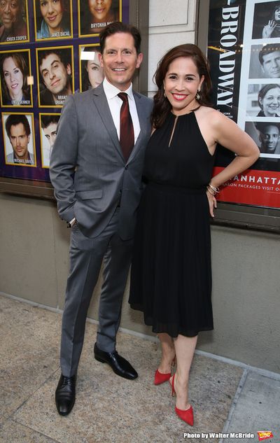 Peter Flynn and Andrea Burns  Photo