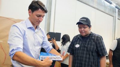 Justin Trudeau visits Stratford Festival Photo