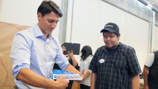 Justin Trudeau visits Stratford Festival Photo