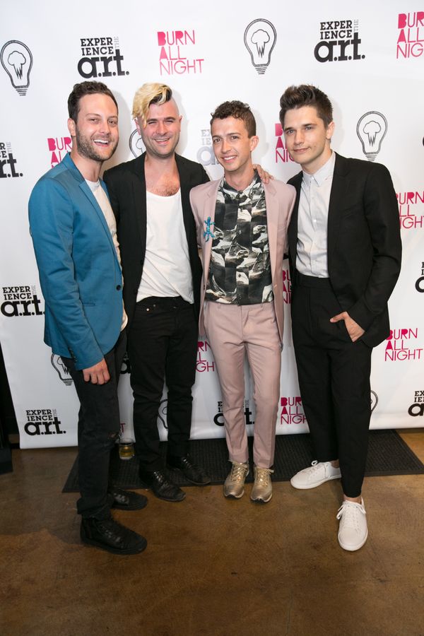 Van Hughes, Nicholas LaGrasta, Brett Moses, and Andy Mientus   Photo